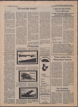 Le Soleil de Colombie, April 13, 1979, page 7