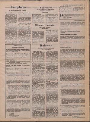 Le Soleil de Colombie, April 13, 1979, page 5