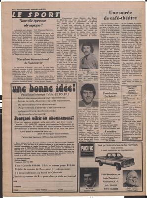 Le Soleil de Colombie, April 6, 1979, page 20