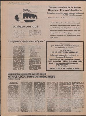 Le Soleil de Colombie, April 6, 1979, page 14