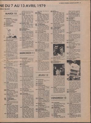 Le Soleil de Colombie, April 6, 1979, page 11