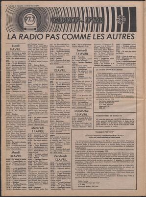 Le Soleil de Colombie, April 6, 1979, page 8