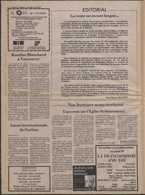 Le Soleil de Colombie, April 6, 1979, page 2