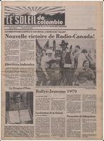 Le Soleil de Colombie, March 30, 1979