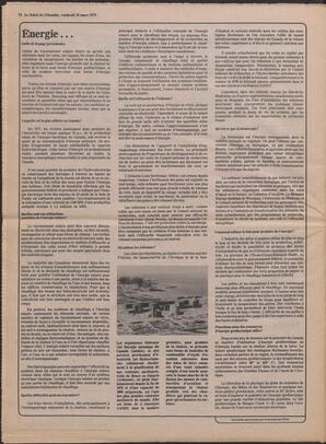 Le Soleil de Colombie, March 16, 1979, page 18