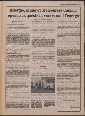 Le Soleil de Colombie, March 16, 1979, page 17