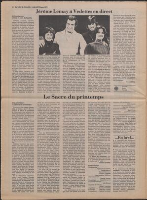 Le Soleil de Colombie, March 16, 1979, page 16