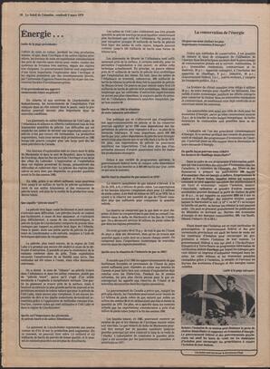 Le Soleil de Colombie, March 9, 1979, page 16