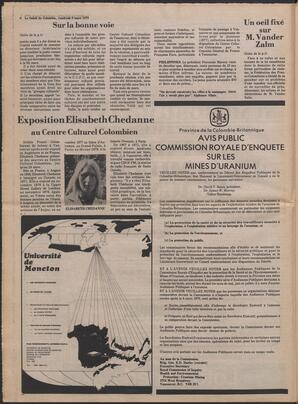 Le Soleil de Colombie, March 9, 1979, page 6