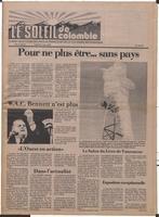 Le Soleil de Colombie, March 2, 1979