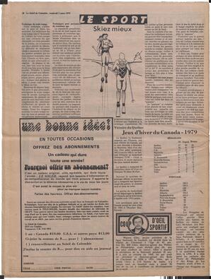 Le Soleil de Colombie, March 2, 1979, page 28