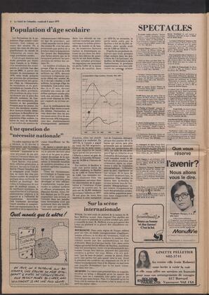 Le Soleil de Colombie, March 2, 1979, page 6