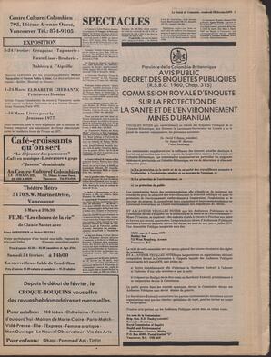 Le Soleil de Colombie, February 23, 1979, page 7