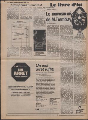 Le Soleil de Colombie, January 26, 1979, page 6