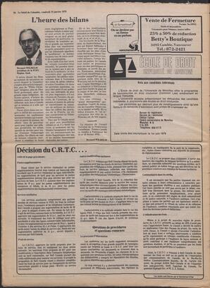 Le Soleil de Colombie, January 19, 1979, page 16