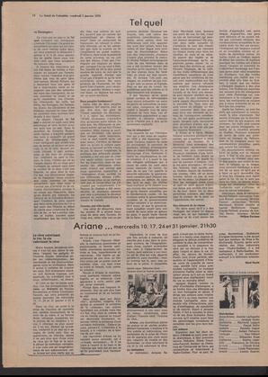 Le Soleil de Colombie, January 5, 1979, page 14