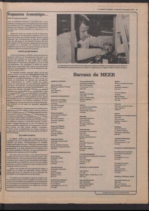 Le Soleil de Colombie, December 15, 1978, page 19