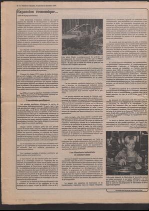 Le Soleil de Colombie, December 15, 1978, page 18