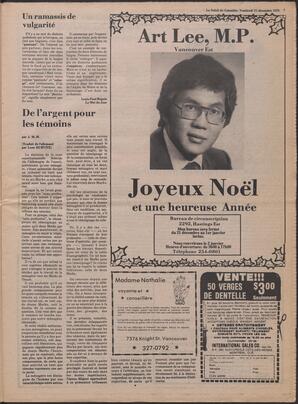 Le Soleil de Colombie, December 15, 1978, page 7