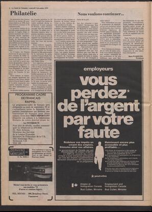 Le Soleil de Colombie, December 8, 1978, page 6