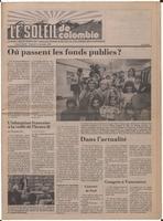 Le Soleil de Colombie, December 1, 1978