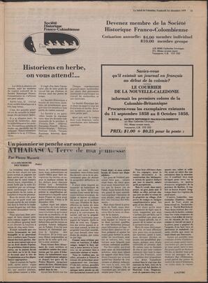 Le Soleil de Colombie, December 1, 1978, page 15