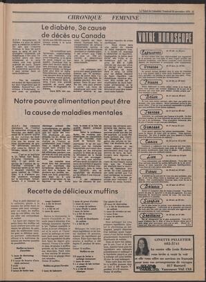 Le Soleil de Colombie, November 24, 1978, page 21