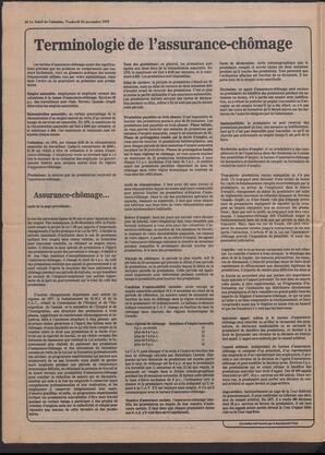 Le Soleil de Colombie, November 24, 1978, page 10
