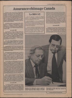 Le Soleil de Colombie, November 24, 1978, page 9