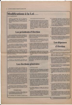 Le Soleil de Colombie, November 17, 1978, page 8