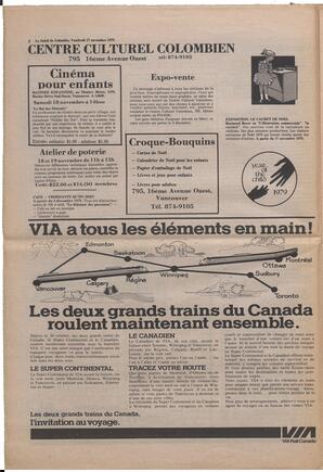 Le Soleil de Colombie, November 17, 1978, page 6
