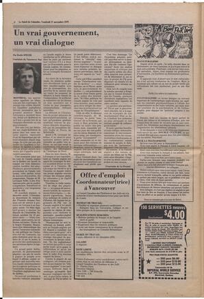 Le Soleil de Colombie, November 17, 1978, page 4