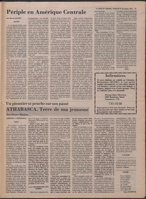 Le Soleil de Colombie, November 10, 1978, page 19