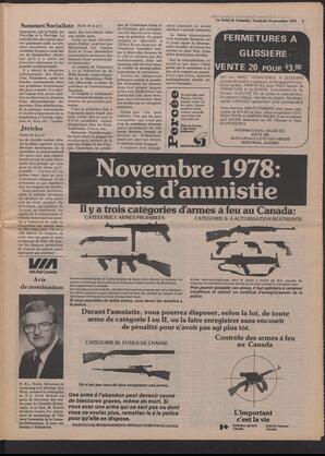 Le Soleil de Colombie, November 10, 1978, page 9