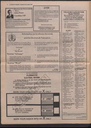 Le Soleil de Colombie, November 10, 1978, page 8