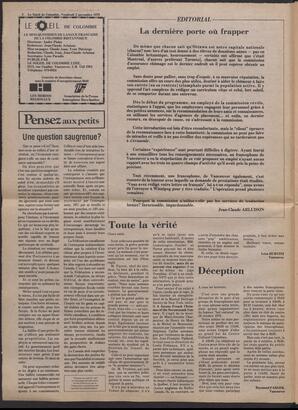 Le Soleil de Colombie, November 3, 1978, page 2