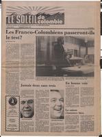 Le Soleil de Colombie, October 27, 1978