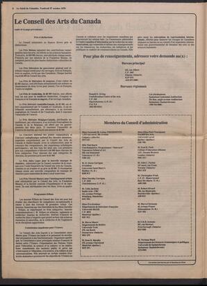 Le Soleil de Colombie, October 27, 1978, page 8