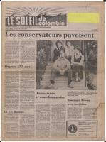 Le Soleil de Colombie, October 20, 1978