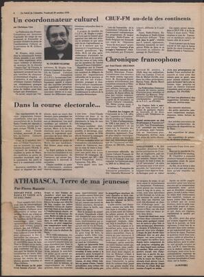 Le Soleil de Colombie, October 20, 1978, page 6