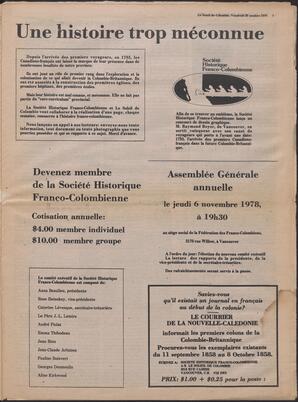 Le Soleil de Colombie, October 20, 1978, page 5