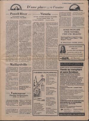 Le Soleil de Colombie, October 13, 1978, page 3