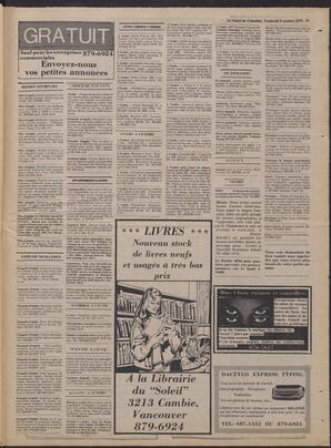 Le Soleil de Colombie, October 6, 1978, page 19