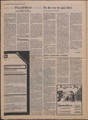 Le Soleil de Colombie, October 6, 1978, page 6