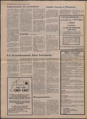 Le Soleil de Colombie, September 29, 1978, page 6