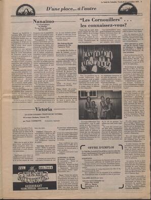 Le Soleil de Colombie, September 15, 1978, page 3