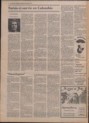 Le Soleil de Colombie, September 8, 1978, page 4