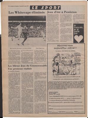 Le Soleil de Colombie, August 25, 1978, page 18