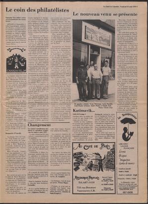 Le Soleil de Colombie, August 25, 1978, page 13