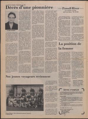 Le Soleil de Colombie, August 25, 1978, page 6